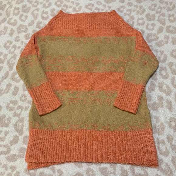 Pilcro Sweaters - Pilcro Boatneck Striped Sweater Womens Small